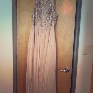 Rose Gold Sheer Gown